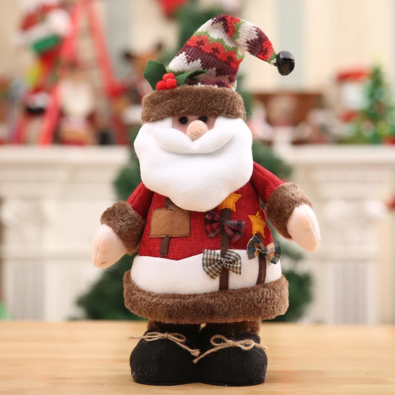 

Christmas Snowman Elk Standing Doll Gifts Santa Claus Decoration Hotel Shopping Mall Christmas Decoration Gifts for Children