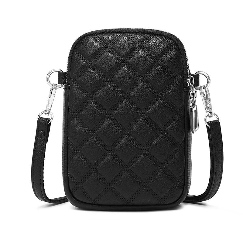 حقيبة كروس بودي بنمط ماسي للهاتف المحمول ، حقيبة كتف خفيفة الوزن ، جيب متعدد الحجرات ، كاجوال وعصري ، جديد