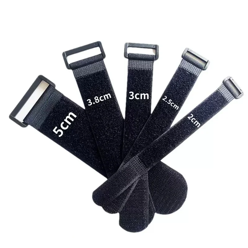 10~50 Pcs Self Adhesive Reusable Cable Tie Nylon Fastener Hook and Loop Strap Cord Ties PC TV Organizer 30cmx2cm