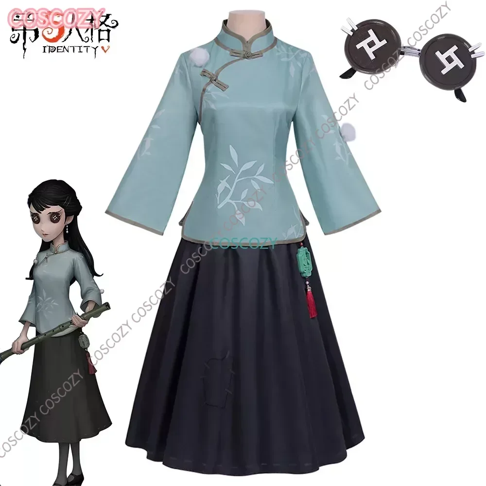 Game Identity ⅤQi Shiyi Cosplay Costume Antiquarian Wig Chinese Style Cheongsam Skirt Woman Anime Convention Event Costume