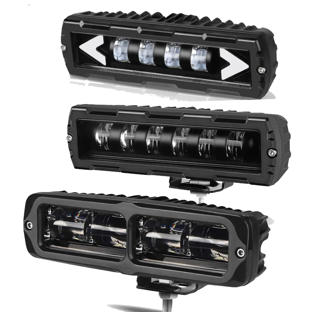 6 Inch 15cm 4x4 Car Lights Bar LED Work Auxiliary Headlight Motorcycle Driving Running Fog Lamp LED Lights 6d 7D Work Light