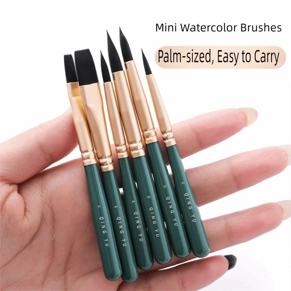 Gifts Nylon Paintbrushes Multi-Functional Portable Watercolor Brush Watercolor Gouache Brush Students
