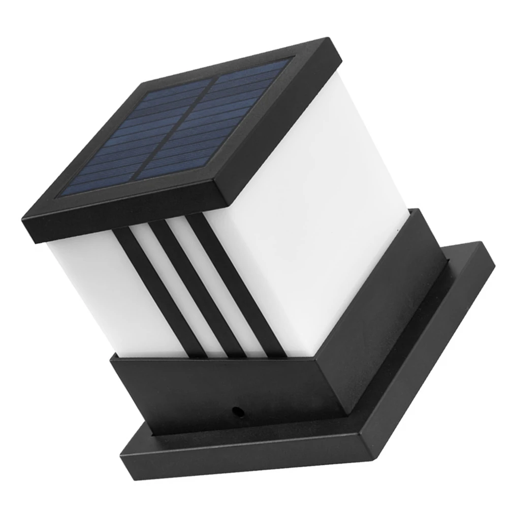 

Solar Post Light Fixture Waterproof Garden Floor Lamp Outdoor Solar Pillar Lamp For Yard Efficient Charging Long Illumination