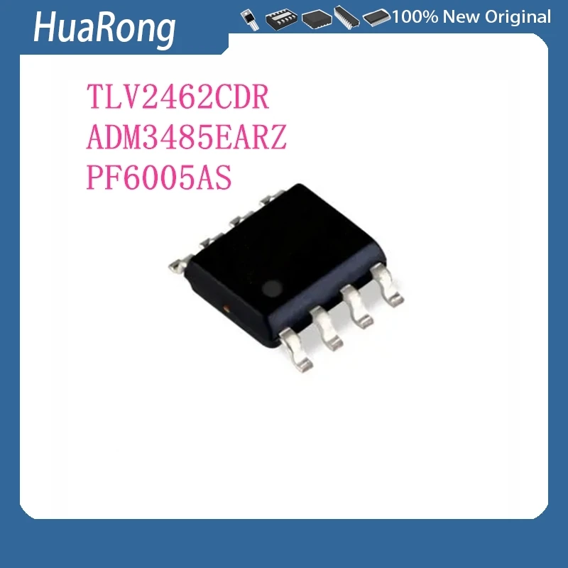 10Pcs/Lot TLV2462CDR TLV2462 ADM3485EARZ ADM348 5EARZ PF6005AS PF6005 SOP8
