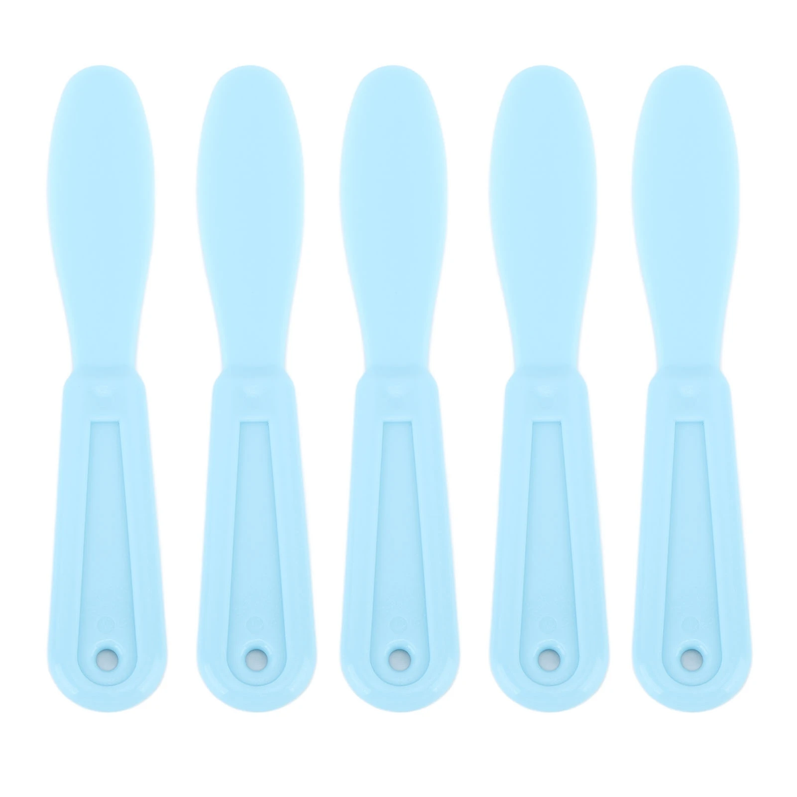 5pcs Dental Plastic Plaster Spatulas Mixing Knife for Alginate Impression Plaster Materials