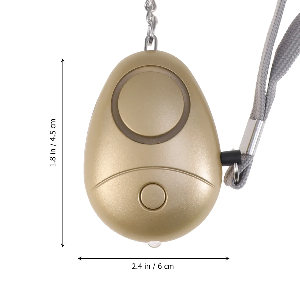 Personal Alarm Proof Alarm Portable 130Db Emergency Security Device Keychain LED Light Tool