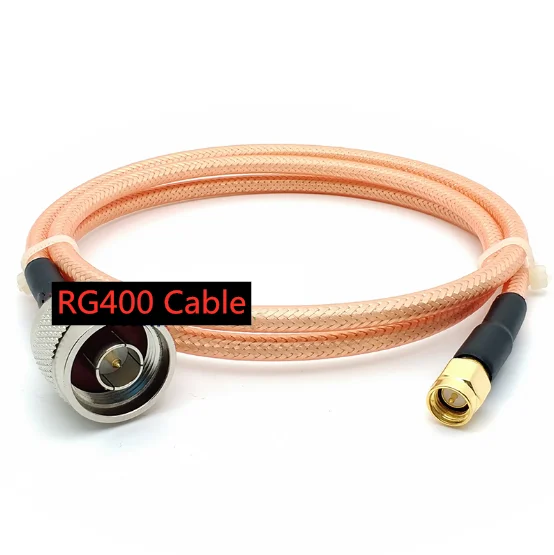 RG400 Cable N Male to SMA Male Connector RG-400 Double Shielded RFCoaxial Cable  Low Loss RF Cable 50 Ohm