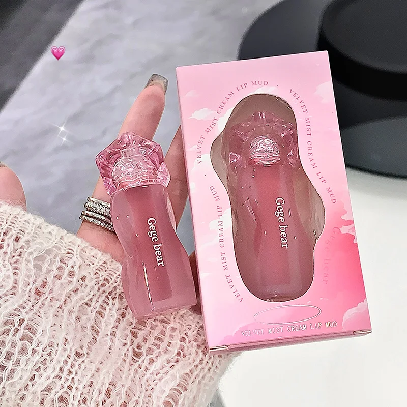 Gege bear crema bálsamo labial delicado y sin secado brillo de labios hidratante de otoño e invierno