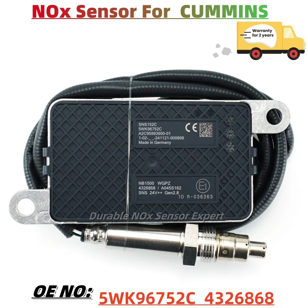 4326868 4326868 RX A2C 95993600 2139930 1953530   5WK9 6752C 5WK96752C A045S162 NOX-sensor voor Cummins DAF Truck-accessoires 24V