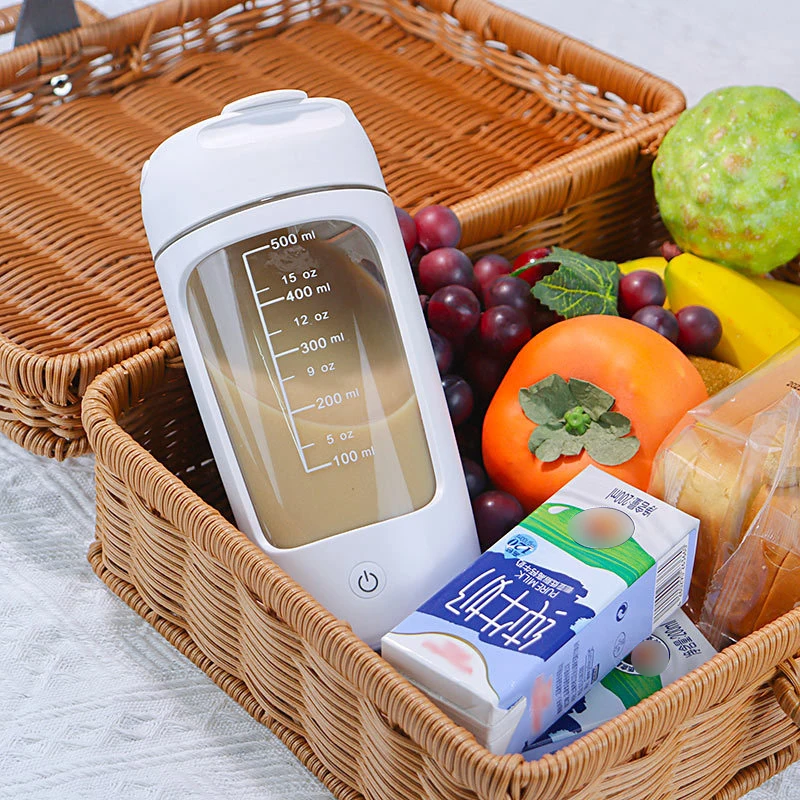 500ML Elettrico Polvere di Proteine Tazza di Miscelazione Automatico Shaker Bottiglia Mixer Shake Bottiglia Latte Caffè Frullatore Bollitore per Palestra all'aperto