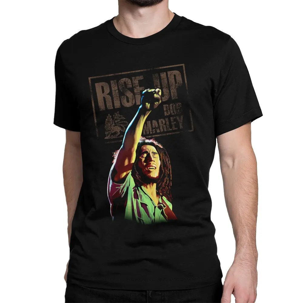 Bob Marley Rise Up T Shirt  Sizes Cotton wra 063