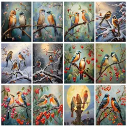 RUOPOTY Diamond Painting Two Birds Full Drills Embroidery Animal Handicraft Diy Kits Home Decoration