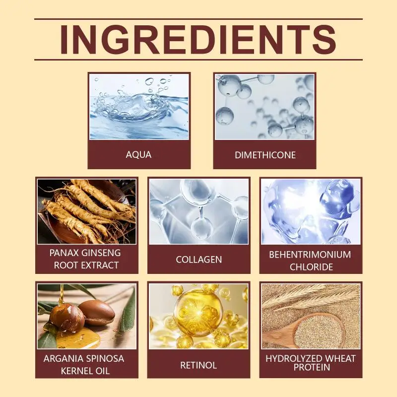 Collagen Hair Mask For Damage Frizzy Dry Treatment Long Lasting Nourish Hair End Smoothing Shiny Hair Care Products Conditioner