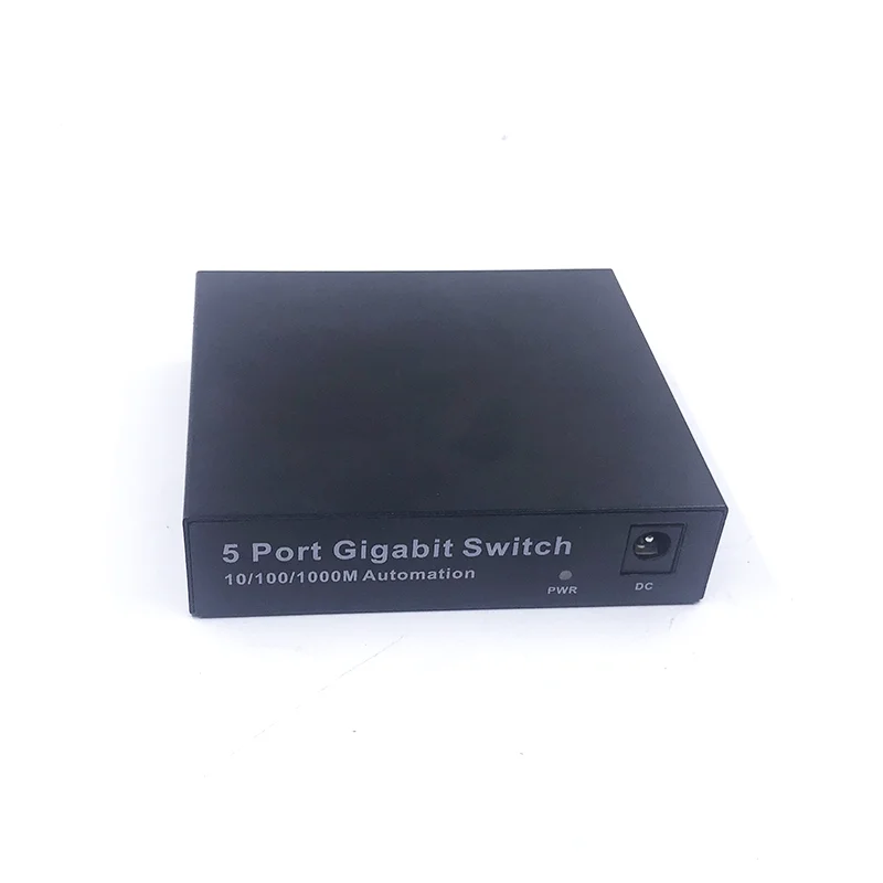 Saklar cepat 5 port saklar keran ethernet 10 / 100/1000mbps jaringan HUB papan pcb untuk integrasi sistem saklar logam