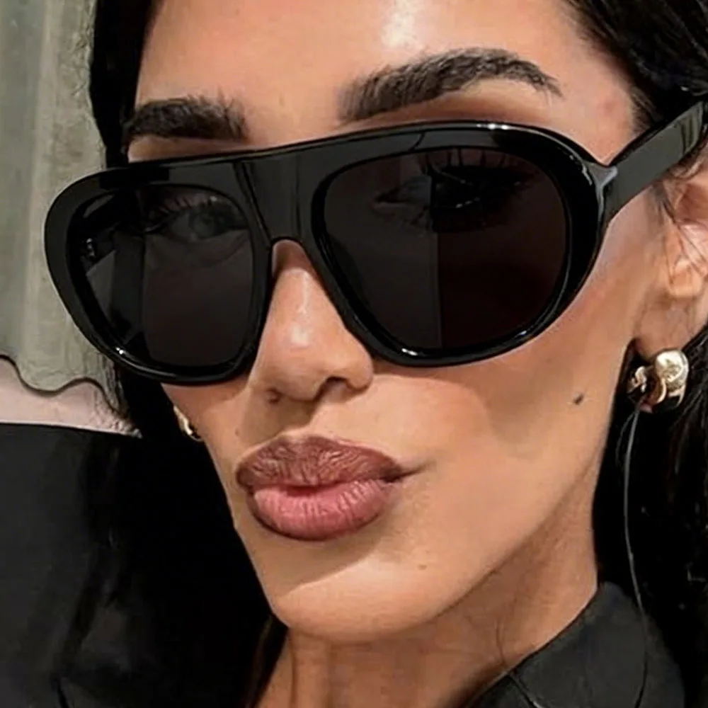 Vintage Schwarze Leopard-Gradient Cat-Eye-Sonnenbrille für Damen Neue Mode Y2K Sonnenbrillen Sexy Fahrbrillen UV400 für Herren