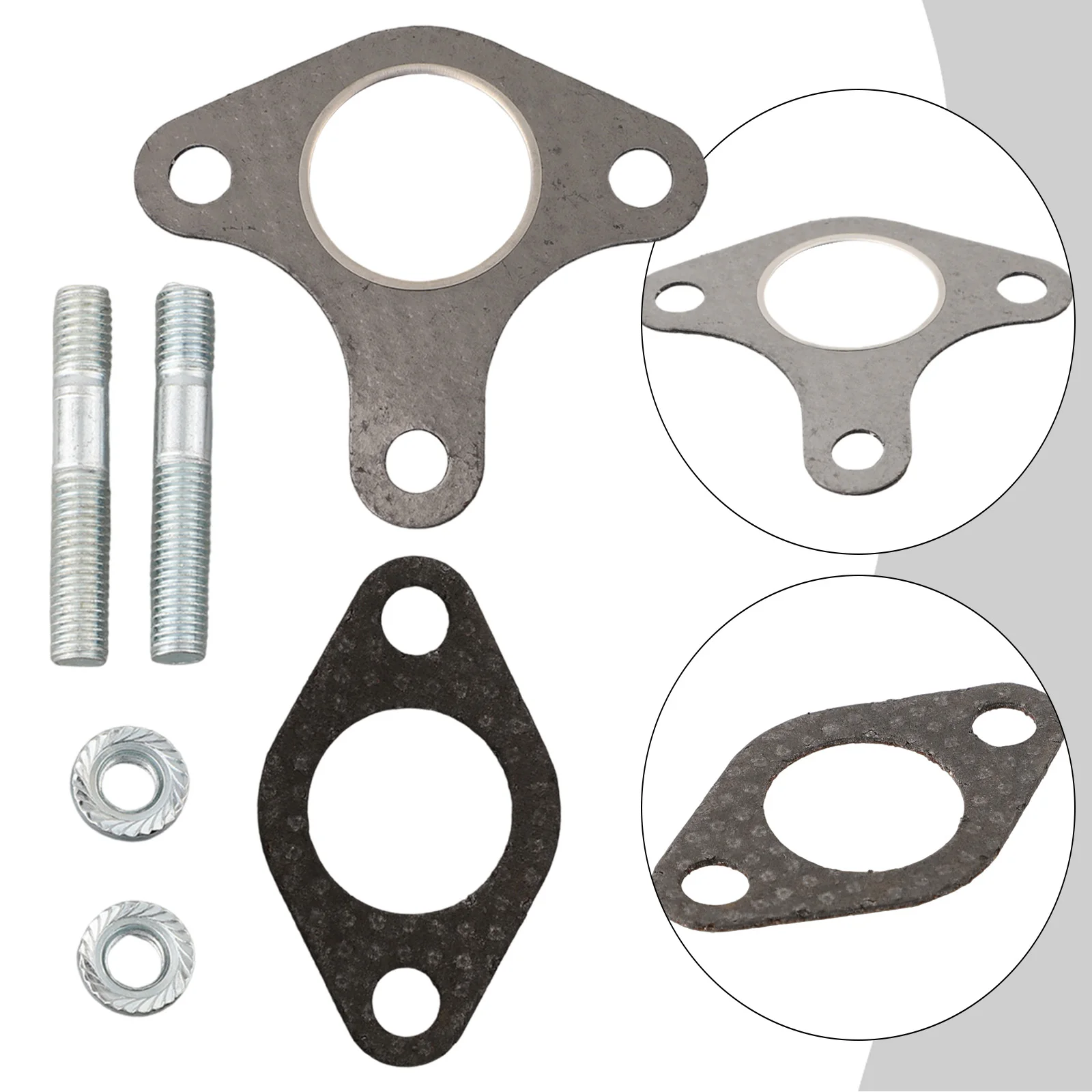 Muffler Exhaust Gasket Kits With Bolt And Nuts For Honda For GX390 For GX340 For GX270 For GX240 13HP 11HP 9HP 8HP Lawn Mower