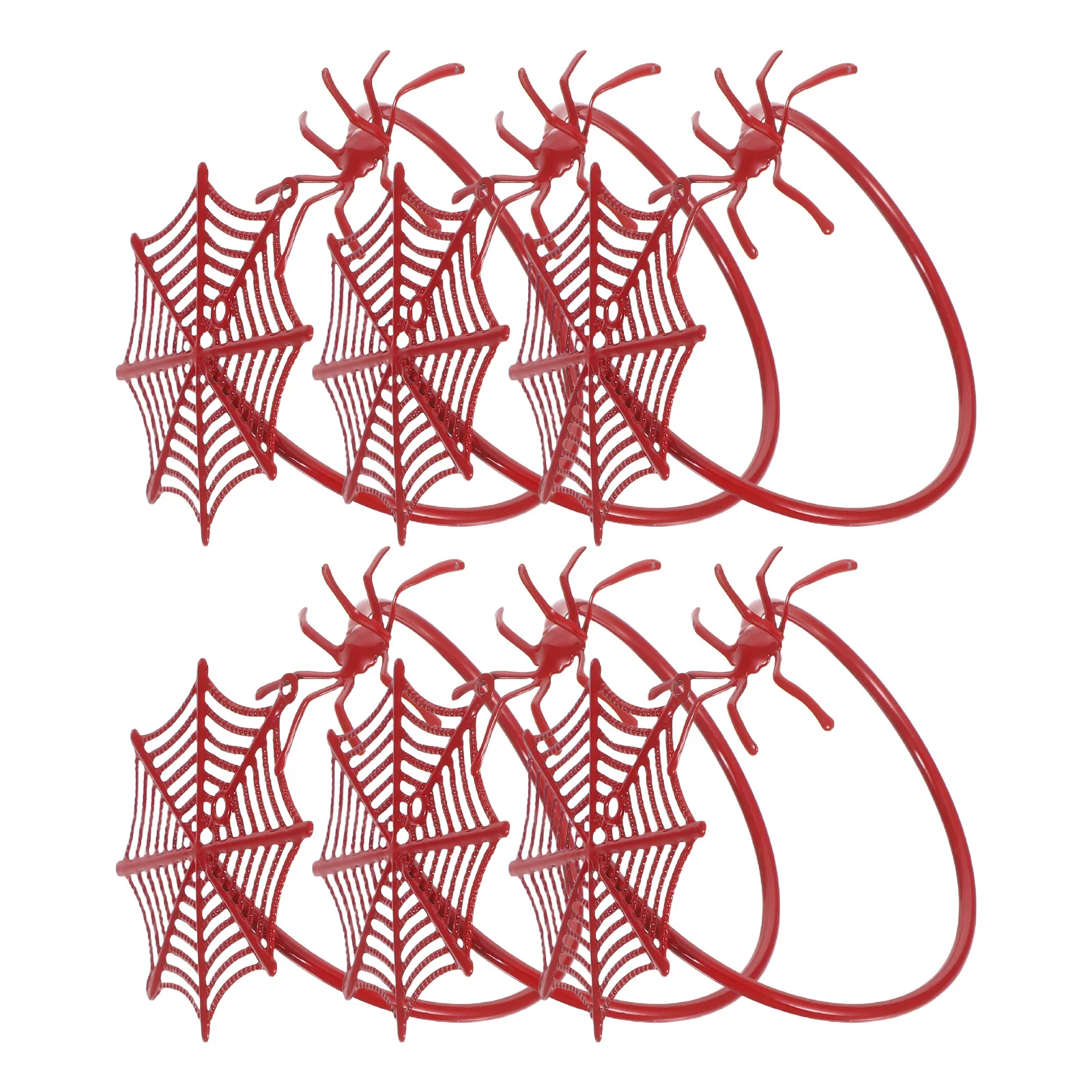 

6Pcs Metal Halloween Spider Napkin Rings Sturdy Serviette Buckle Rings for Spooky Table Settings Dinner Party Decor