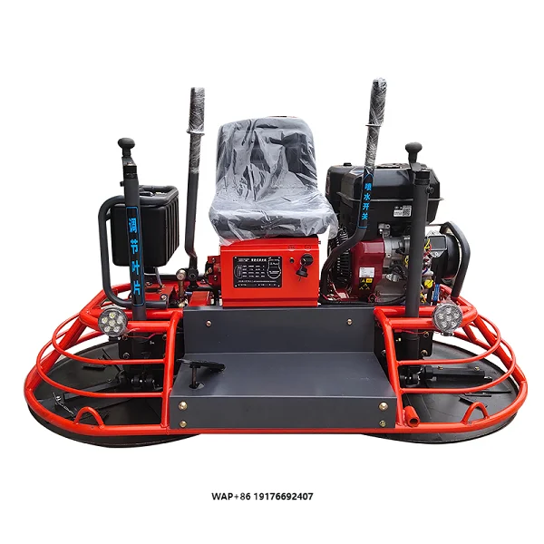 Super Promotions Trowel Machine Power Engine Sales Round Corner  Weight Blade Type Concrete Dimension Size Ride on Power