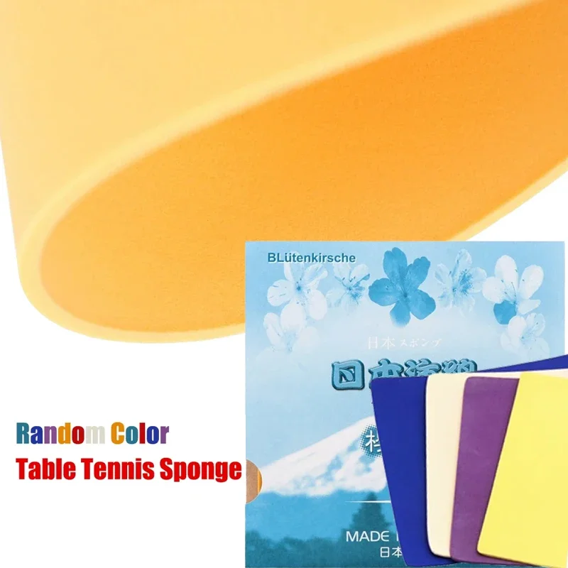 

KOKUTAKU BLütenkirsche 0.4mm/0.6mm/0.8mm/1.0mm Table Tennis Sponge Random Color Japanese Sponge For Ping Pong Rubber Acc