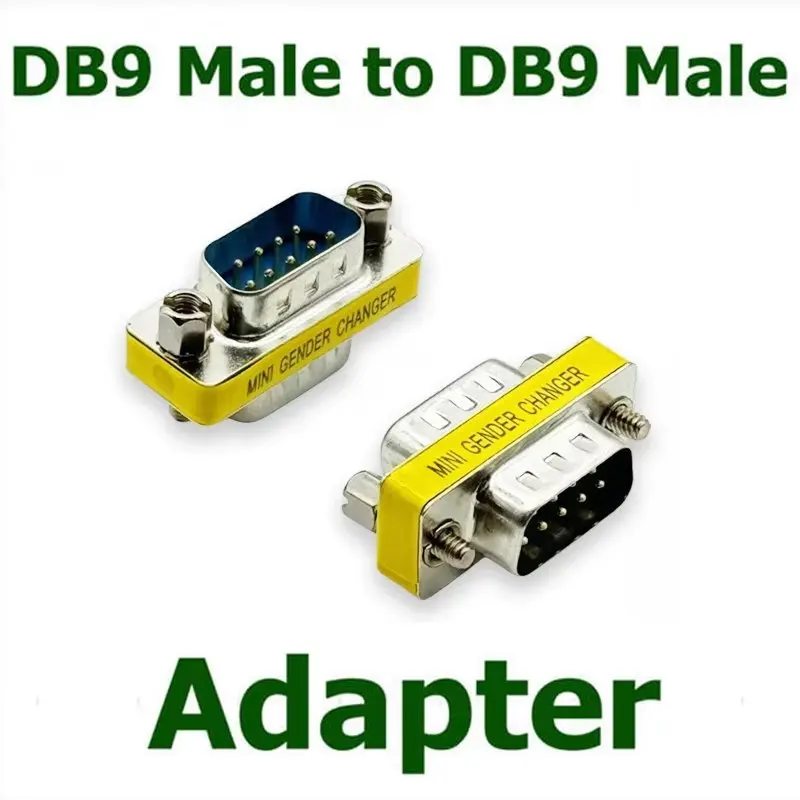 30pcs Adapter DB9 Pass-through  Rs232 Converter Adapter Female-to-female Male-to-female Male-to-male Connector Plug