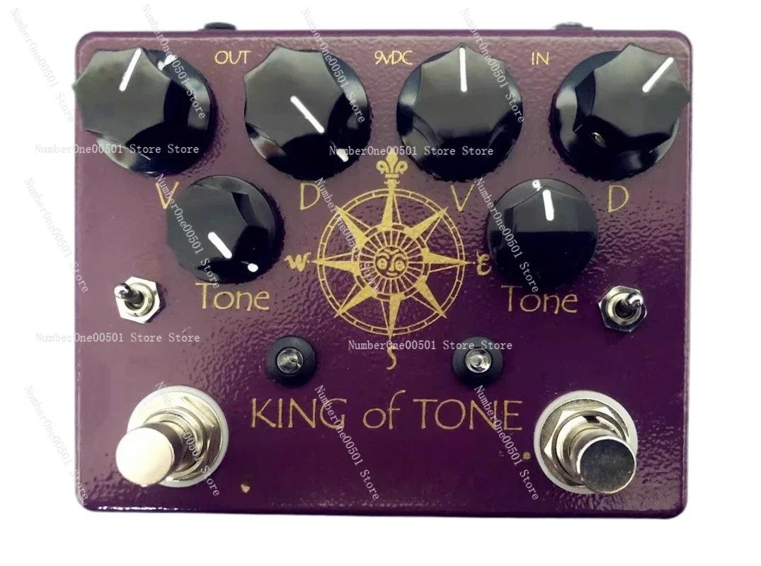 King of Tone Overdrive Pedal Super Sunface Highest Configuration Guitar Effect Boost Vintage