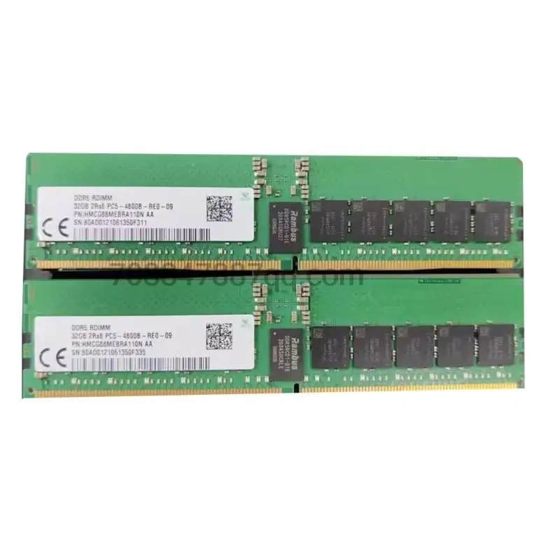 original 100% authentique   32G 2RX8 PC5-4800B DDR5 4800 ECC REG RDIMM