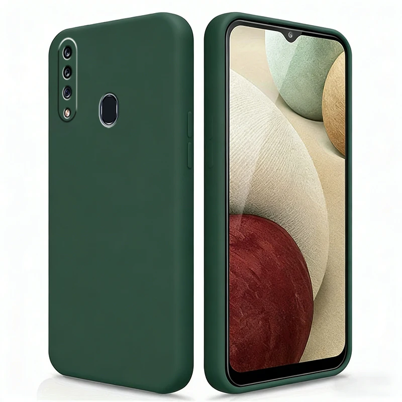 Suitable for Samsung Galaxy A20S liquid silicone phone case, full coverage, anti-drop, scratch-resistant soft case