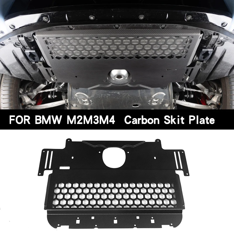 

Dry Carbon Fiber Engine lower guard for BMW G80 G82 G83 G87 M2 M3 M4 20212022 2023 2024 Skit Plate Interior Engine Cover Kit