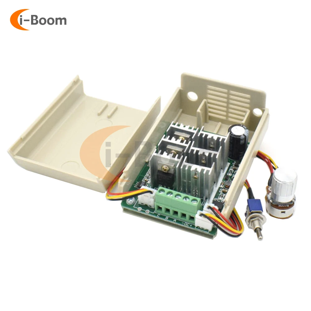 DC5-36V 15A Three-phase DC Brushless Motor Hard Disk Model Airplane Drive Motor Controller 0-100 Adjustable