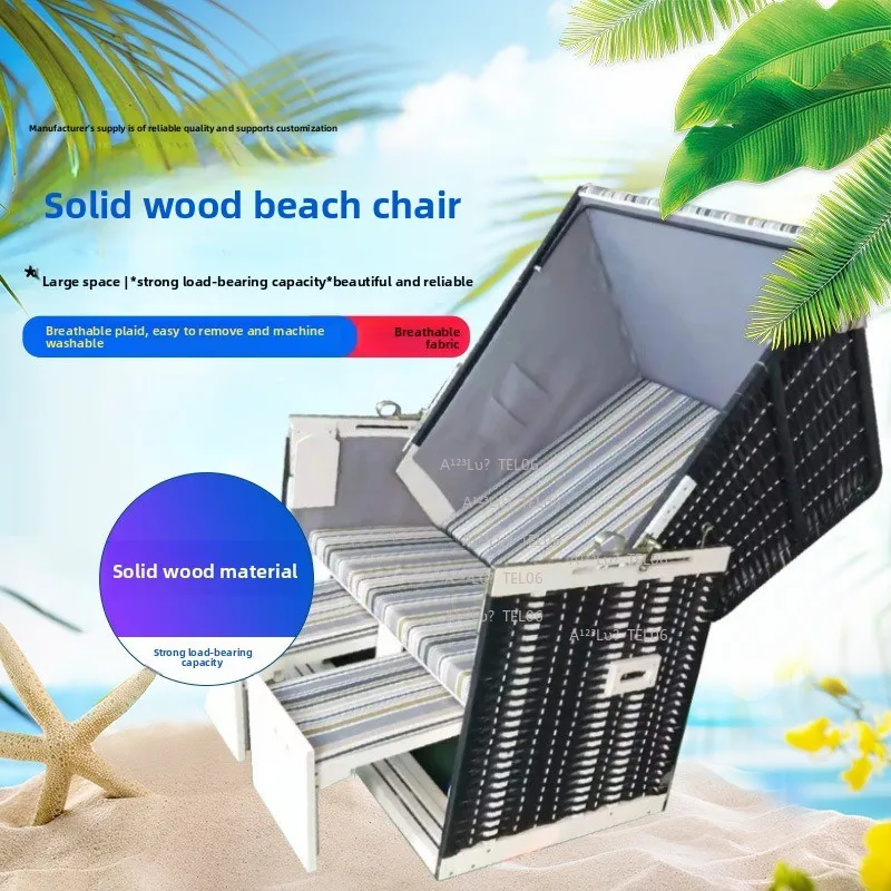 Creative Outdoor Beach Chair Solid Wood Double Folding Lounge Pool Recliner Patio Relax Seat флагшток