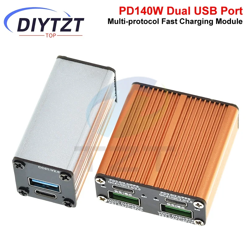 PD140W Moederbord Volledig Protocol Eenkanaals Dual-Channel Snel Opladen Desktop Charger Module PD QC AFC FCP VOOC Ondersteuning