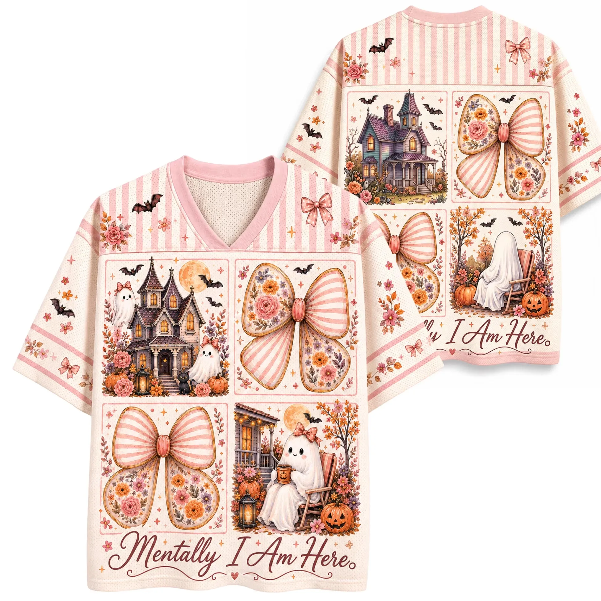 Who Can Refuse! Sweet and Lovely Goose Ween Printed Breathable Short Sleeved Jersey, Eye-catching Halloween Costume