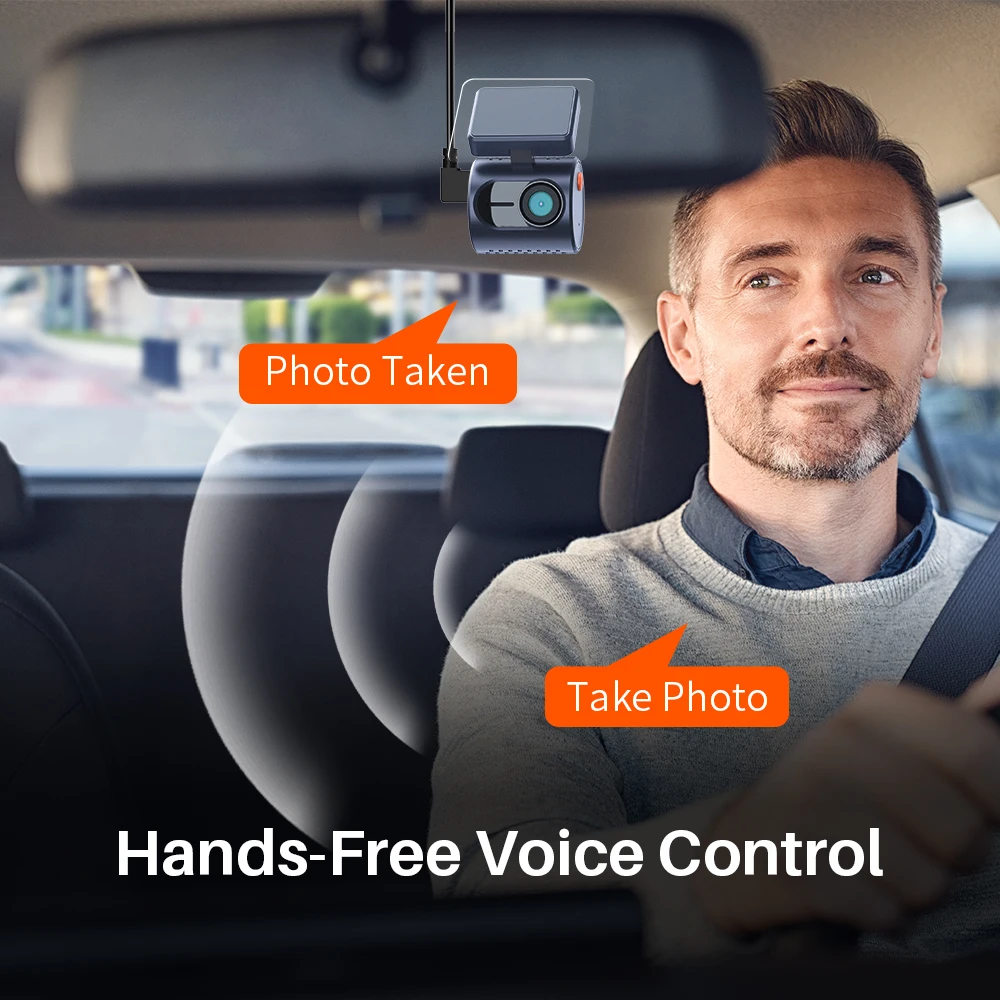 كاميرا داش كام KAWA MINI3 Pro Gen2 Car Dvr 2K مسجل فيديو تلقائي ترقية كاميرا السيارة، WiFi APP/التحكم الصوتي، كاميرا داشكام صغيرة للرؤية الليلية