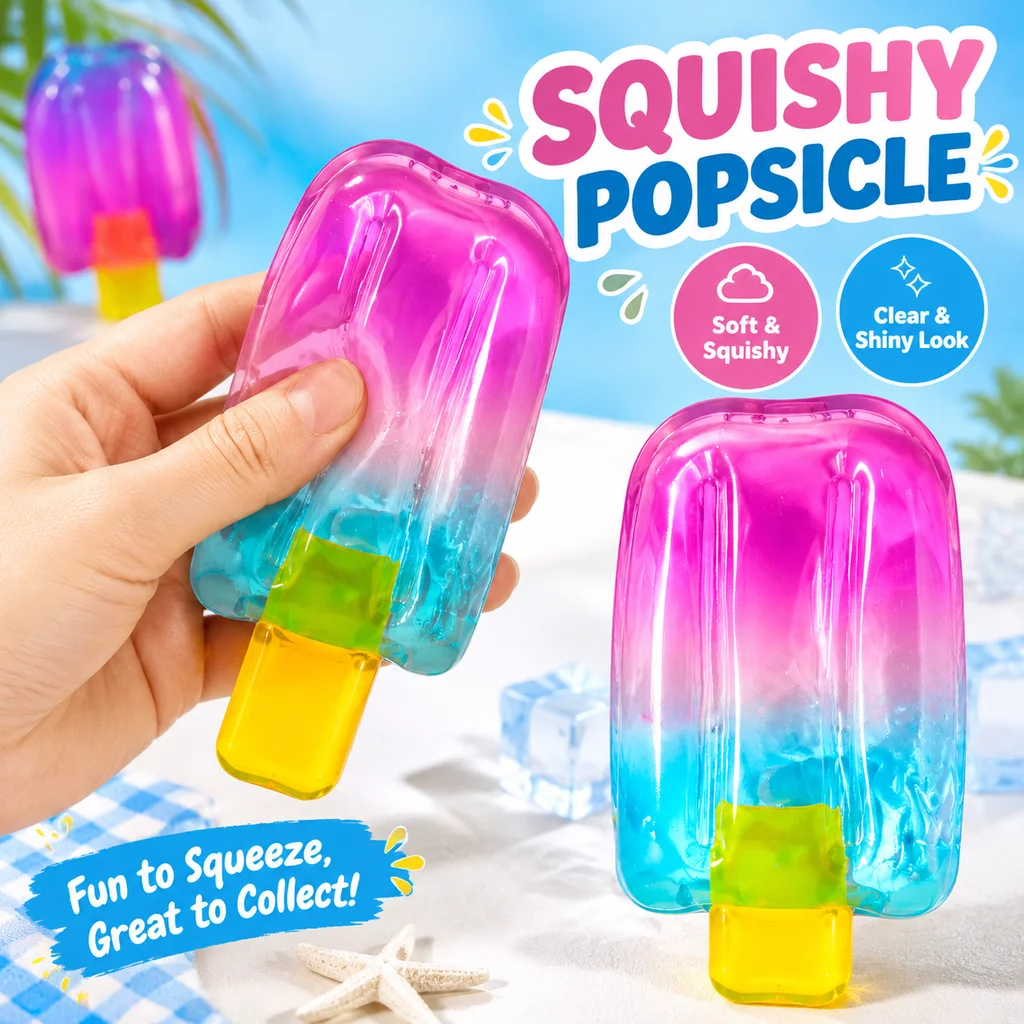 Squishy Sensory Stress Ball NeeDoh Ice Cream Slow Rebound Anti Anxiety Reliever Squeeze Toy Birthday Gift Sensory Toys Stress
