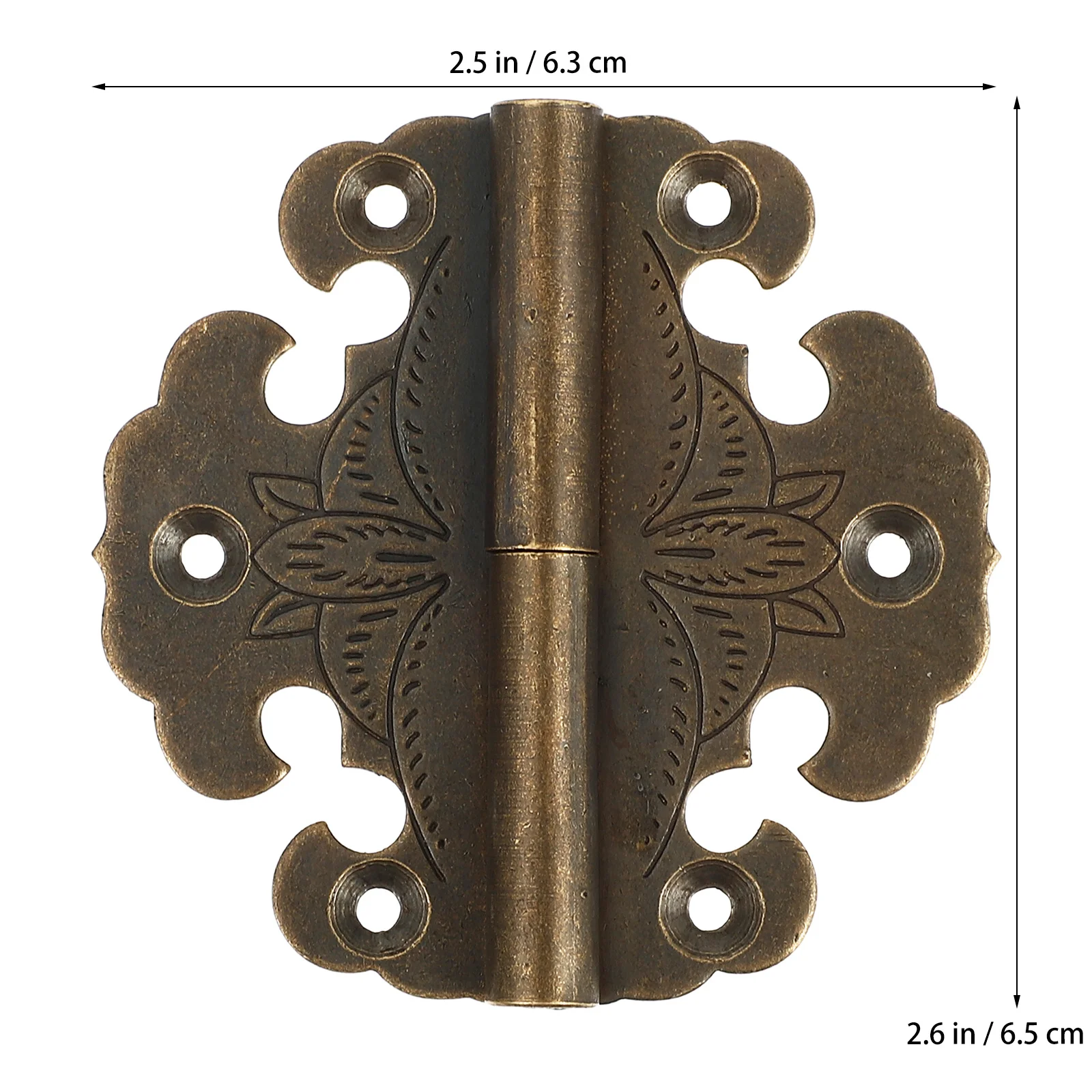 

1Pcs Style Brass Wooden Box Hinge Durable Thickened Hinge for Gift Box Jewelry Case Accessories Brass Hinges