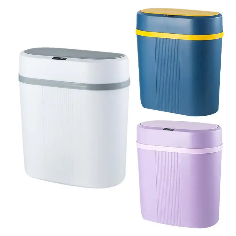 

Electric Garbage Can Space-Saving Slim Garbage Can Motion Sensor Trash Bin Space-Saving Slim Garbage Bin Large Capacity Motion