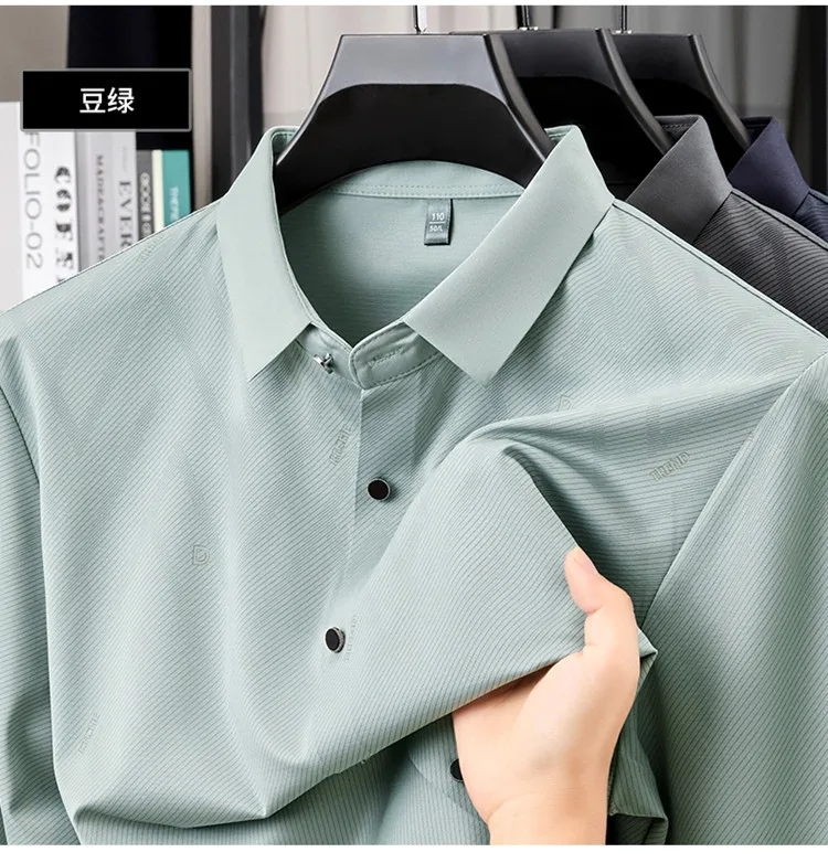 

2025 Autumn and Winter Men's Warm Trendy Polo Shirt