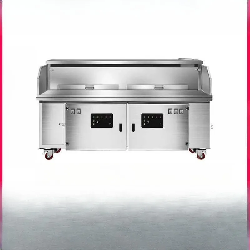 

Barbecue truck Hydro-electric composite stall purifier No-cleaning barbecue machine Barbecue grill commercial