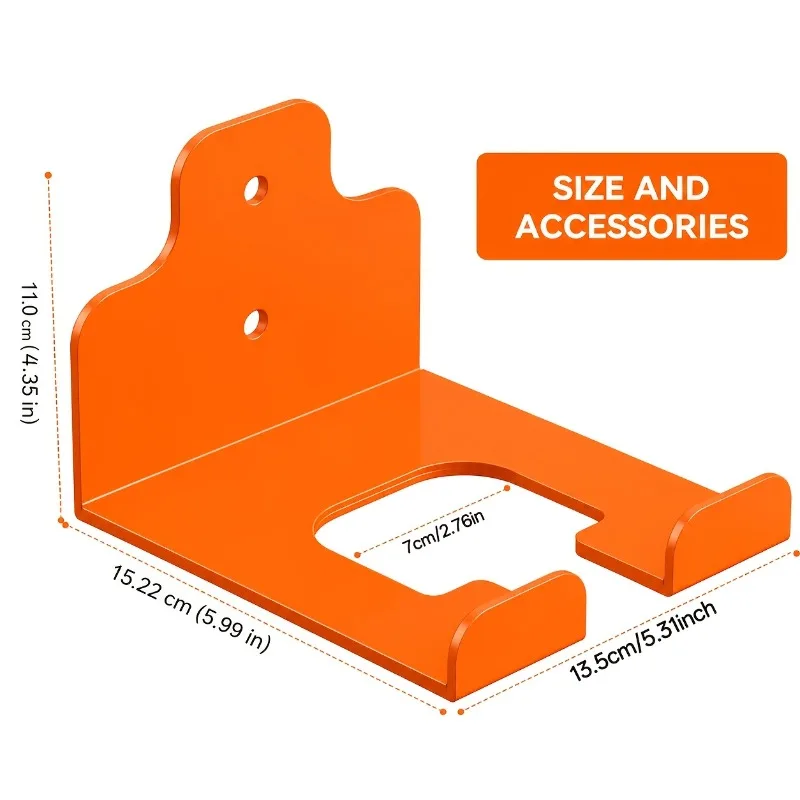 1 PCS Heavy-Duty Metal Weed Machine Rack Hook - Garage Wall Mounted Trimmer Rack, Lawn and Hedge Trimmer Tool Sorting Hook