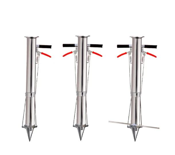 

Stainless Steel Seedling Transplanter Vegetables Peppers Rapid Seeding Adjustable Depth Ergonomic Handheld Design Home Gardens