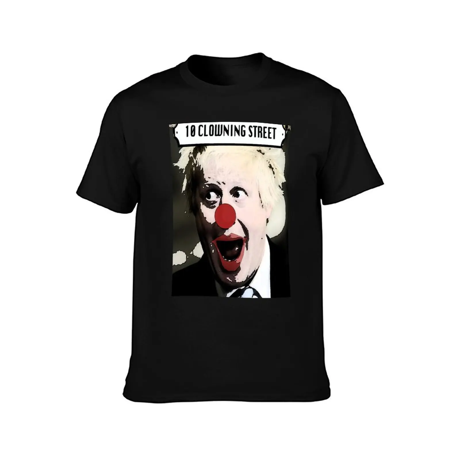 WELCOME to Clowning Street T-Shirt Fashion Casual Short Sleeve Top