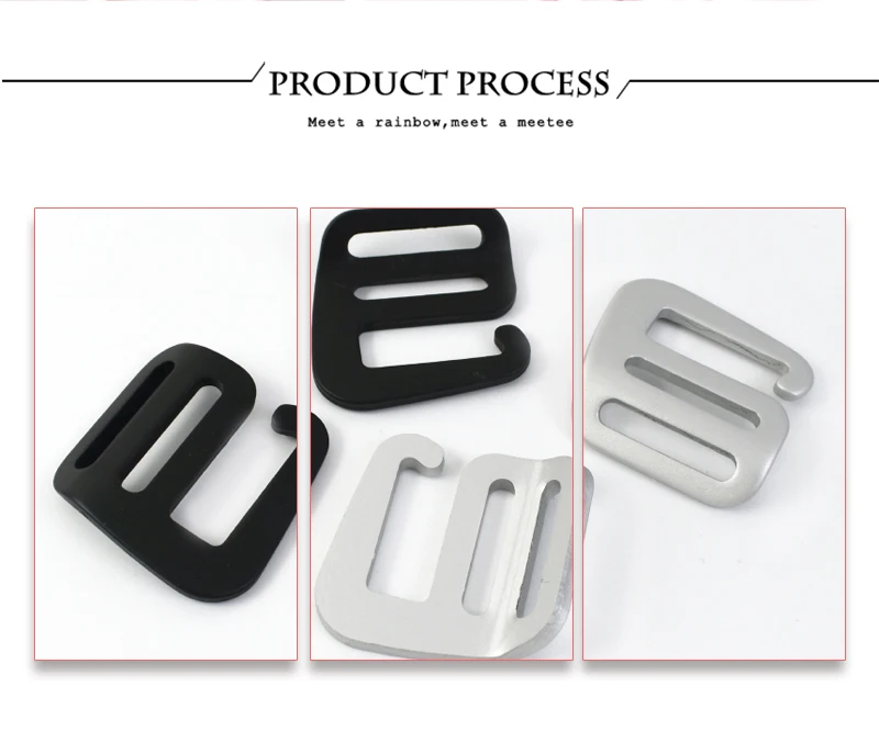 5/10/20 Stück 20/25mm Metall-G-Haken-Schnalle für Rucksackgurt, Tri-Glide-Verschluss, Taschen-Gurtband-Verstellring, Haken-Hardware-Zubehör – Detail 4