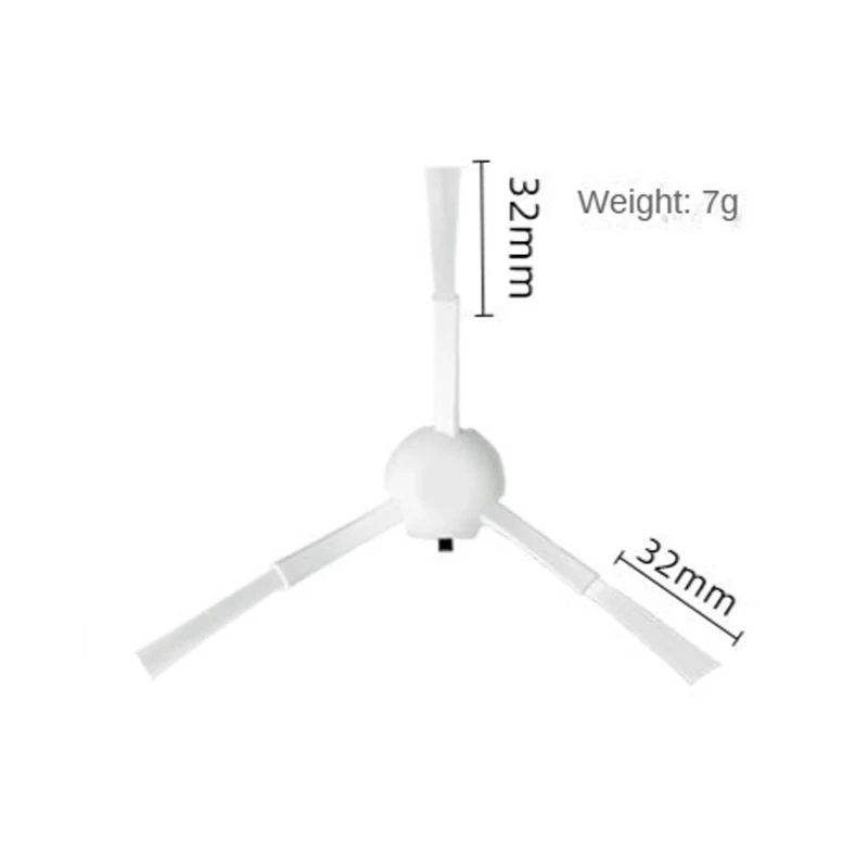 Escova Lateral de Substituição para Dreame Bot, Robot Aspirador, L10S, Ultra, S10, S10 Pro, 8Pcs