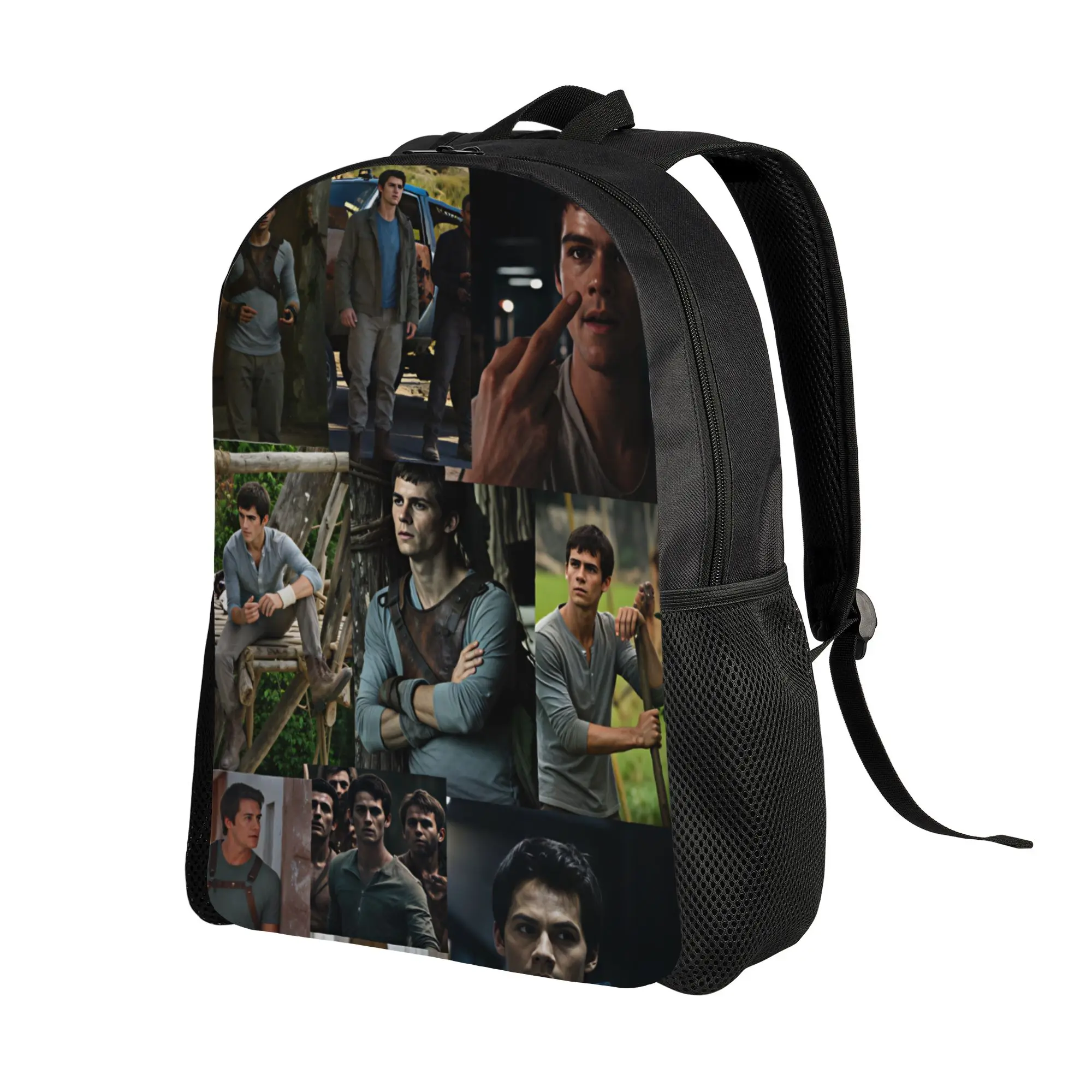 Dylan O’Brien  Backpack  Boy Girl Polyester Camping Backpacks Big Casual High School Bags Rucksack