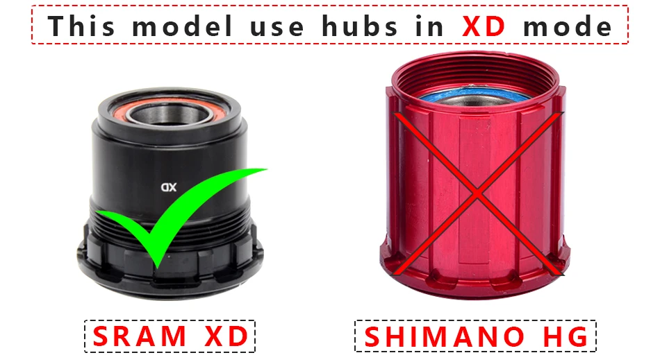 GOLDIX XD Cassette 11/12Speed 9-42T/9-46T/9-50T Ultralight MTB