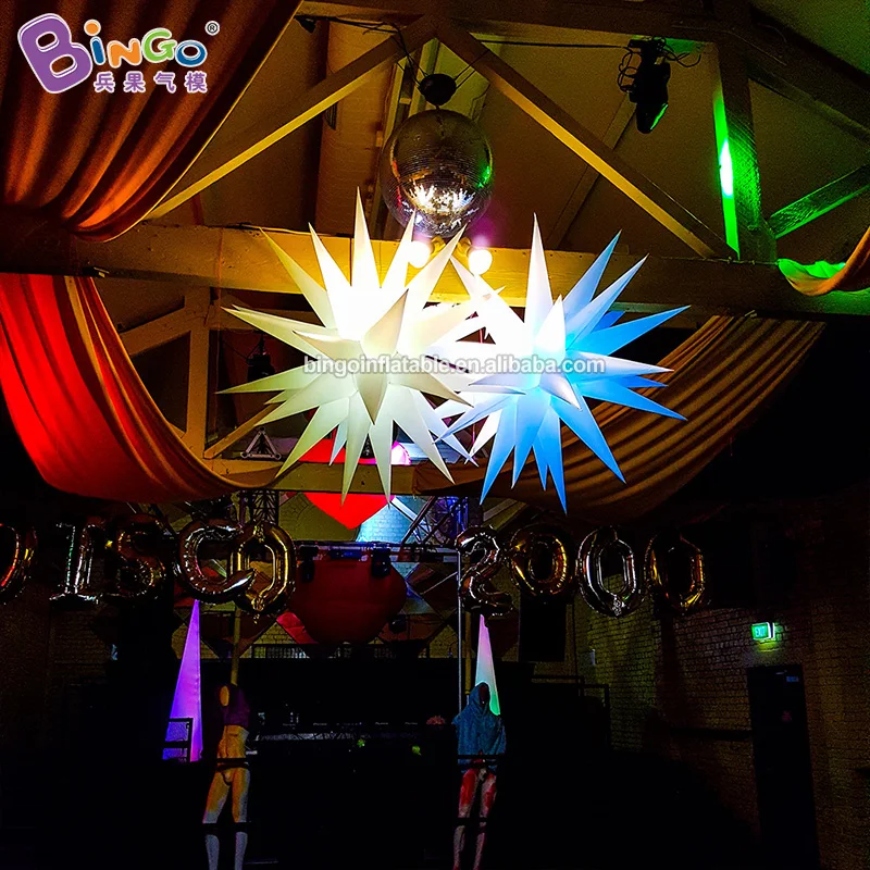 Inflatable Toys Inflatable Star LED Lights Valentine's Day Christmas New Year Stage Bar Party Decoration For Sale