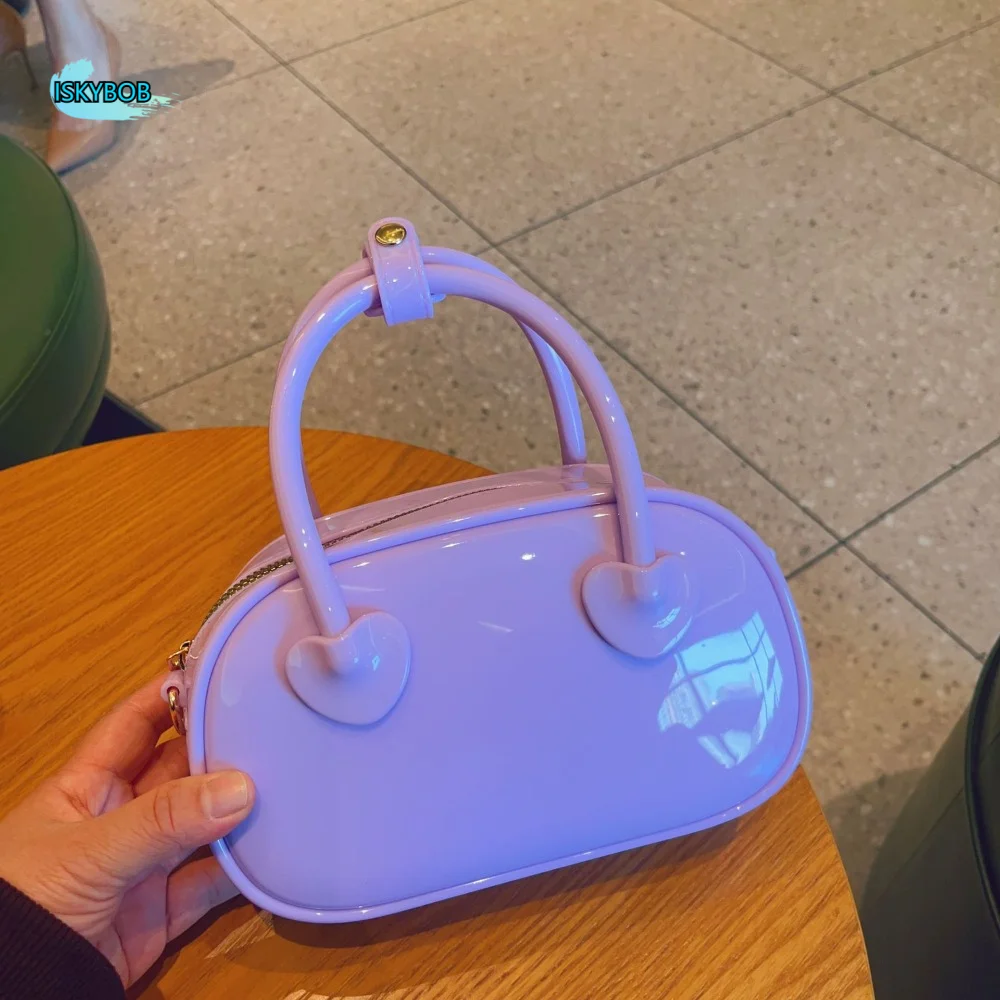 

Korean Style Summer PVC Jelly Bag Shoulder Bag Waterproof Women Handbag Candy Color Storage Mini Crossbody Bags Girls Gift