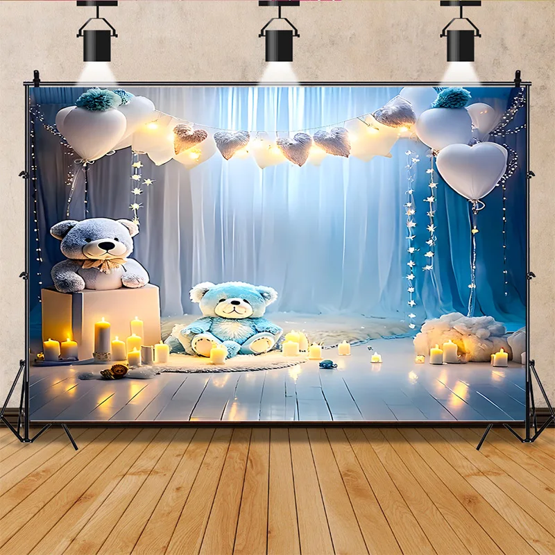 

Hot Air Balloons Birthday Party Photography Backdrops Props Newborn Baby Portrait Children Photo Studio Background Props SDS-03