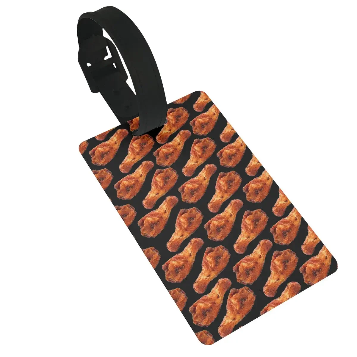 

Buffalo Chicken Wing Pattern Luggage Tags Suitcase Accessories Travel Baggage Boarding Tag Portable Label Holder ID Name Address