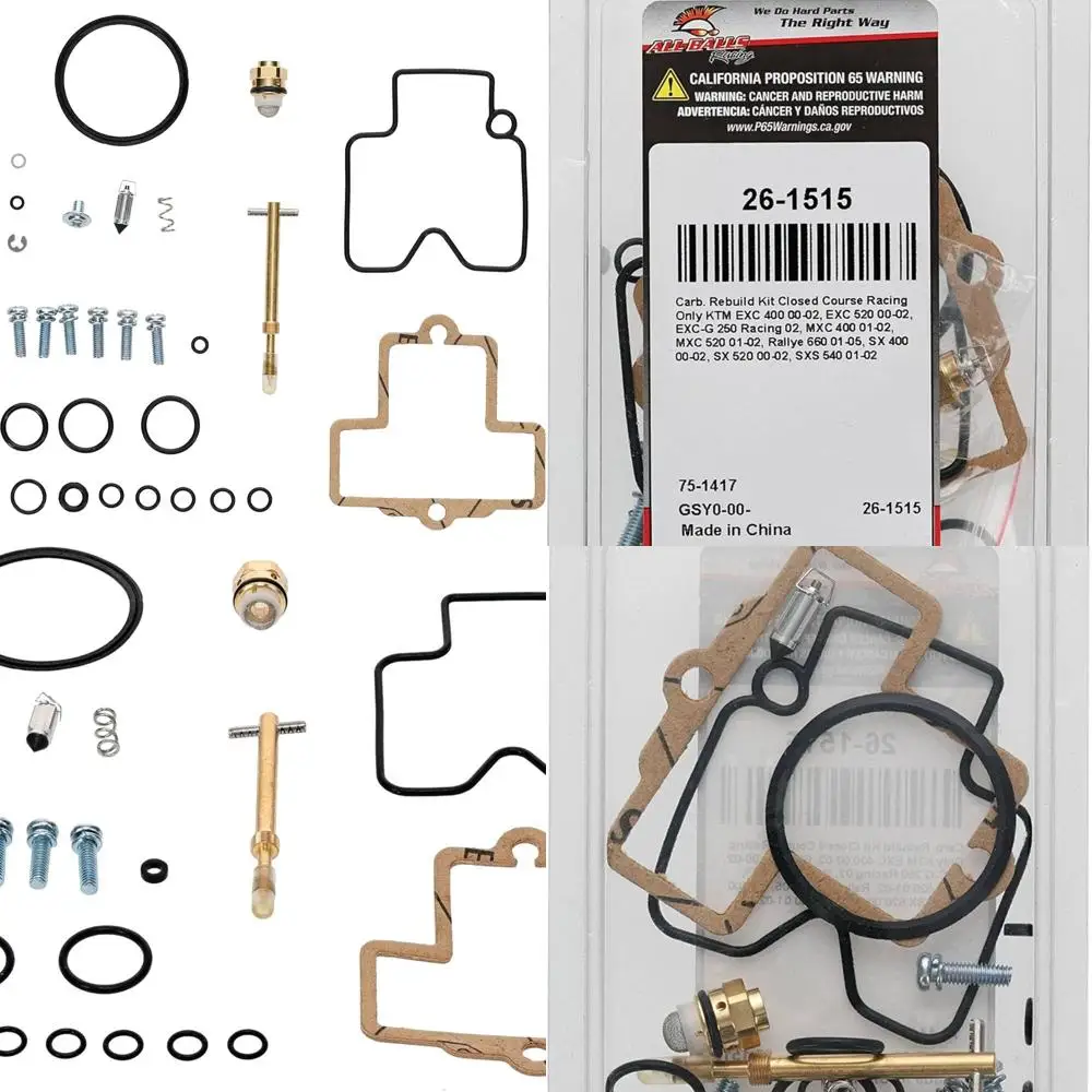 

Комплект карбюратора Racing 26-1515, полный, совместимый с/замена для KTM 250 EXC Racing 4T 2002, 520 MXC Racing 2001-2002, 52